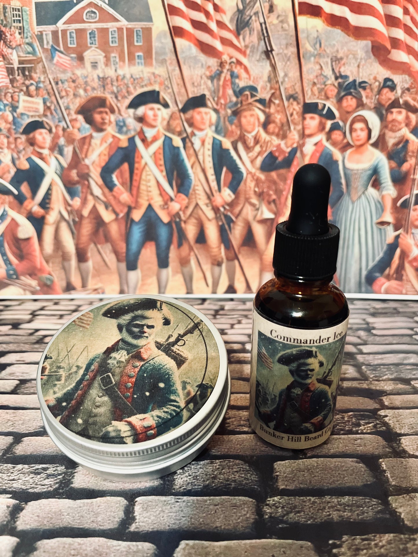 Commander Ice Beard Oil and Balm Combo
